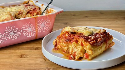 Three Cheese Vegetable Lasagna